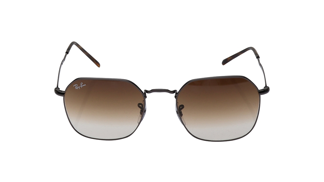 Image 1 of Brown Geometric Sunglasses for Men and Women from Rayban Available at Titan Eye+