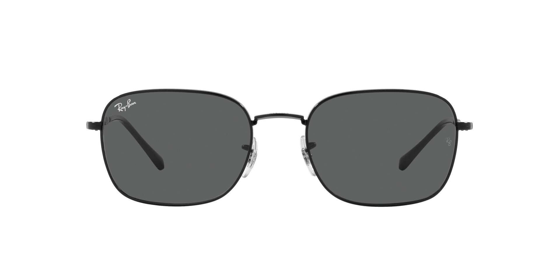 Image 1 of Grey Rectangle Sunglasses for Men and Women from Rayban Available at Titan Eye+