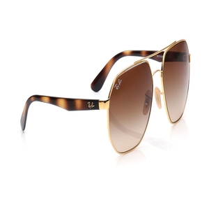 Image 2 of Brown Hexagon Sunglasses for Men and Women from Rayban Available at Titan Eye+