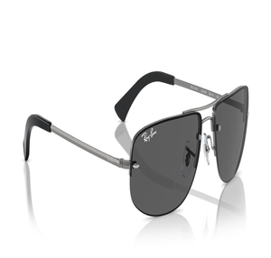 Image 2 of Grey Rectangle Sunglasses for Men and Women from Rayban Available at Titan Eye+