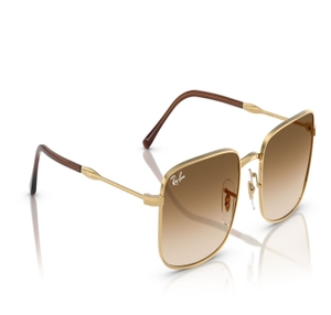 Image 2 of Brown Rectangle Sunglasses for Men and Women from Rayban Available at Titan Eye+