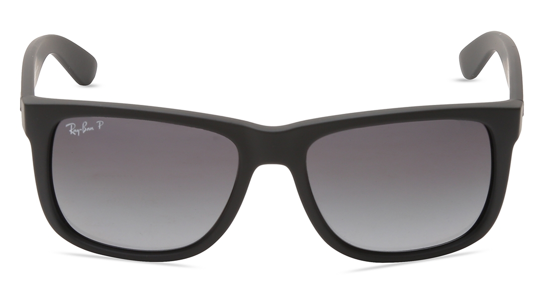 Image 1 of Grey Square Sunglasses for Men from Rayban Available at Titan Eye+