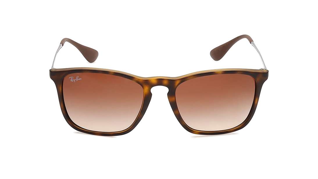 Image 1 of Brown Square Sunglasses for Men from Rayban Available at Titan Eye+