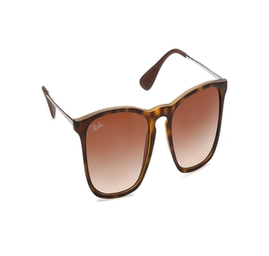 Image 2 of Brown Square Sunglasses for Men from Rayban Available at Titan Eye+