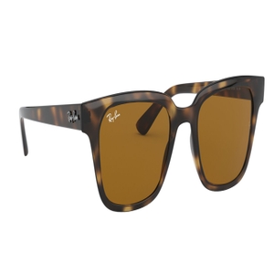 Image 2 of Brown Square Sunglasses for Men And Women from Rayban Available at Titan Eye+