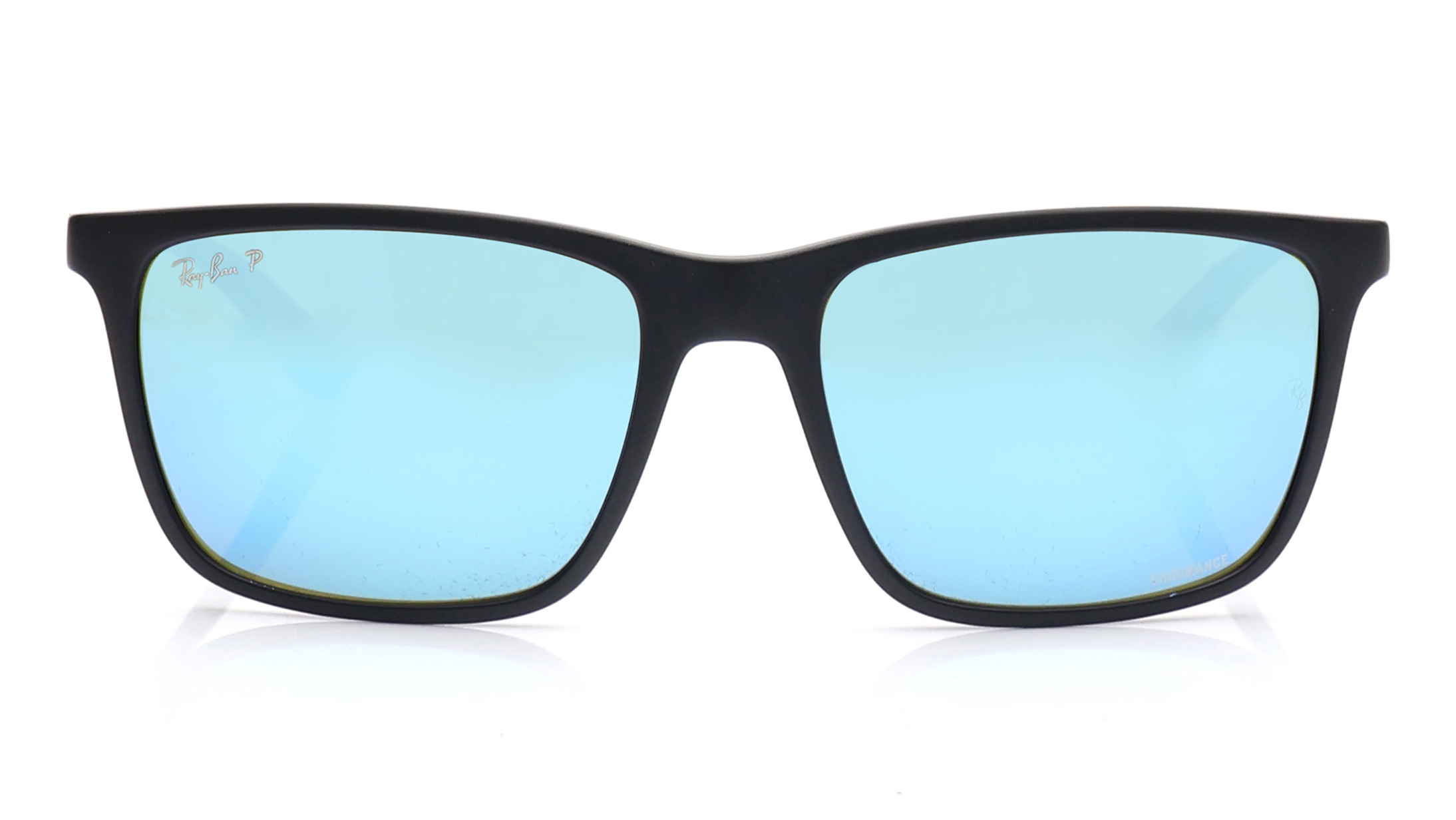 Image 1 of Blue Square Sunglasses for Men and Women from Rayban Available at Titan Eye+