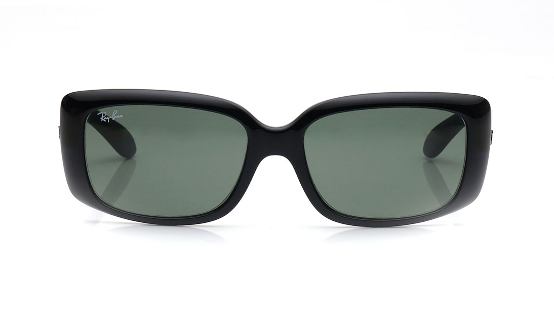 Image 1 of Green Square Sunglasses for Men and Women from Rayban Available at Titan Eye+