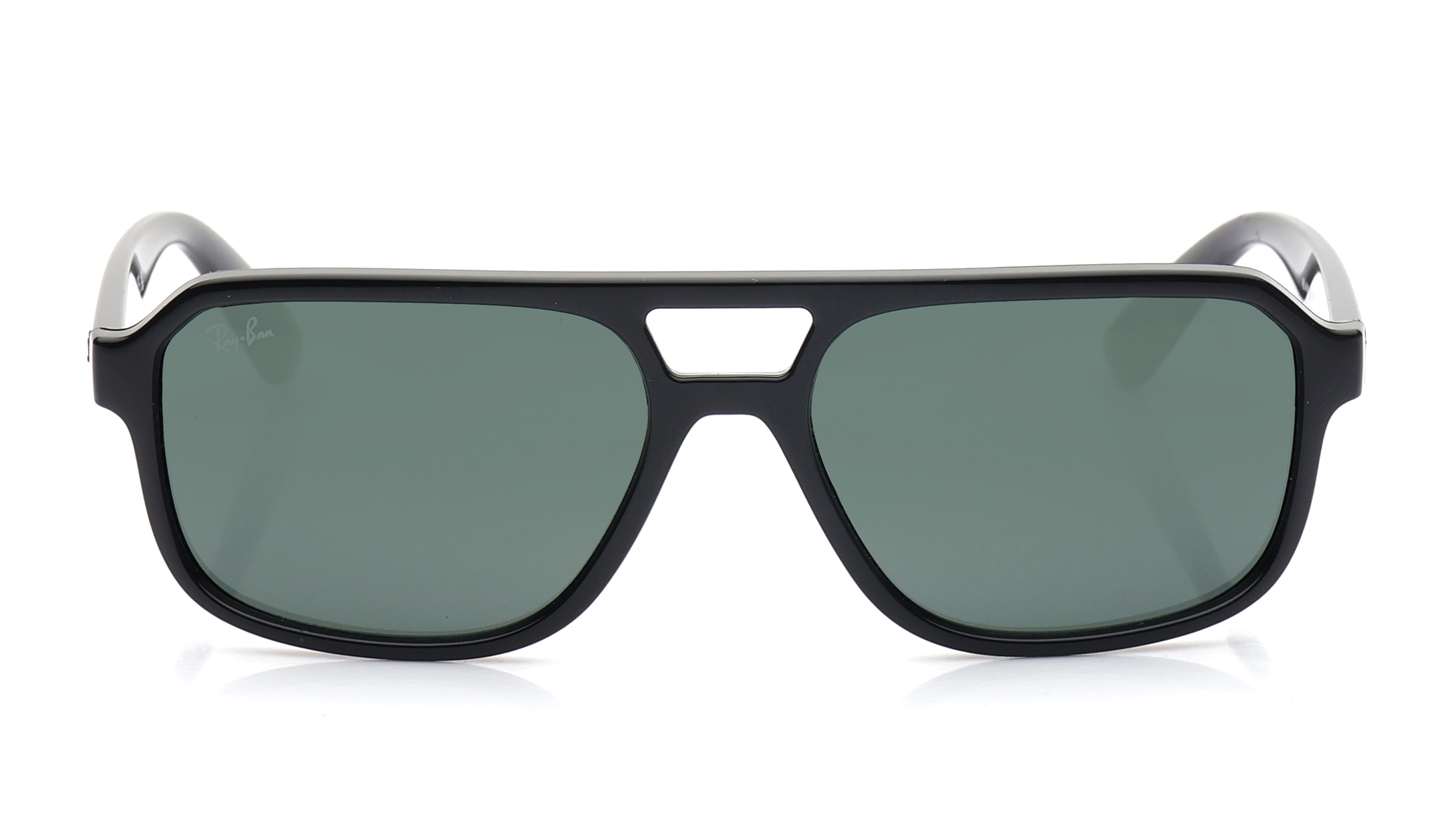 Image 1 of Green Irregular Sunglasses for Men And Women from Rayban Available at Titan Eye+