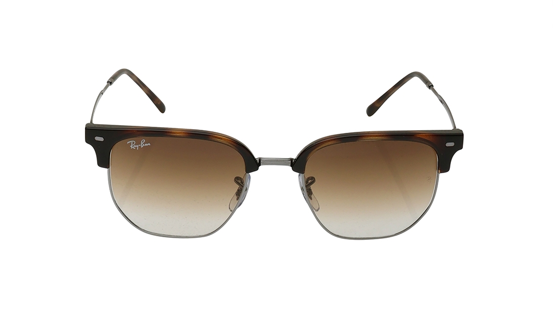 Image 1 of Brown Clubmaster Sunglasses for Men and Women from Rayban Available at Titan Eye+