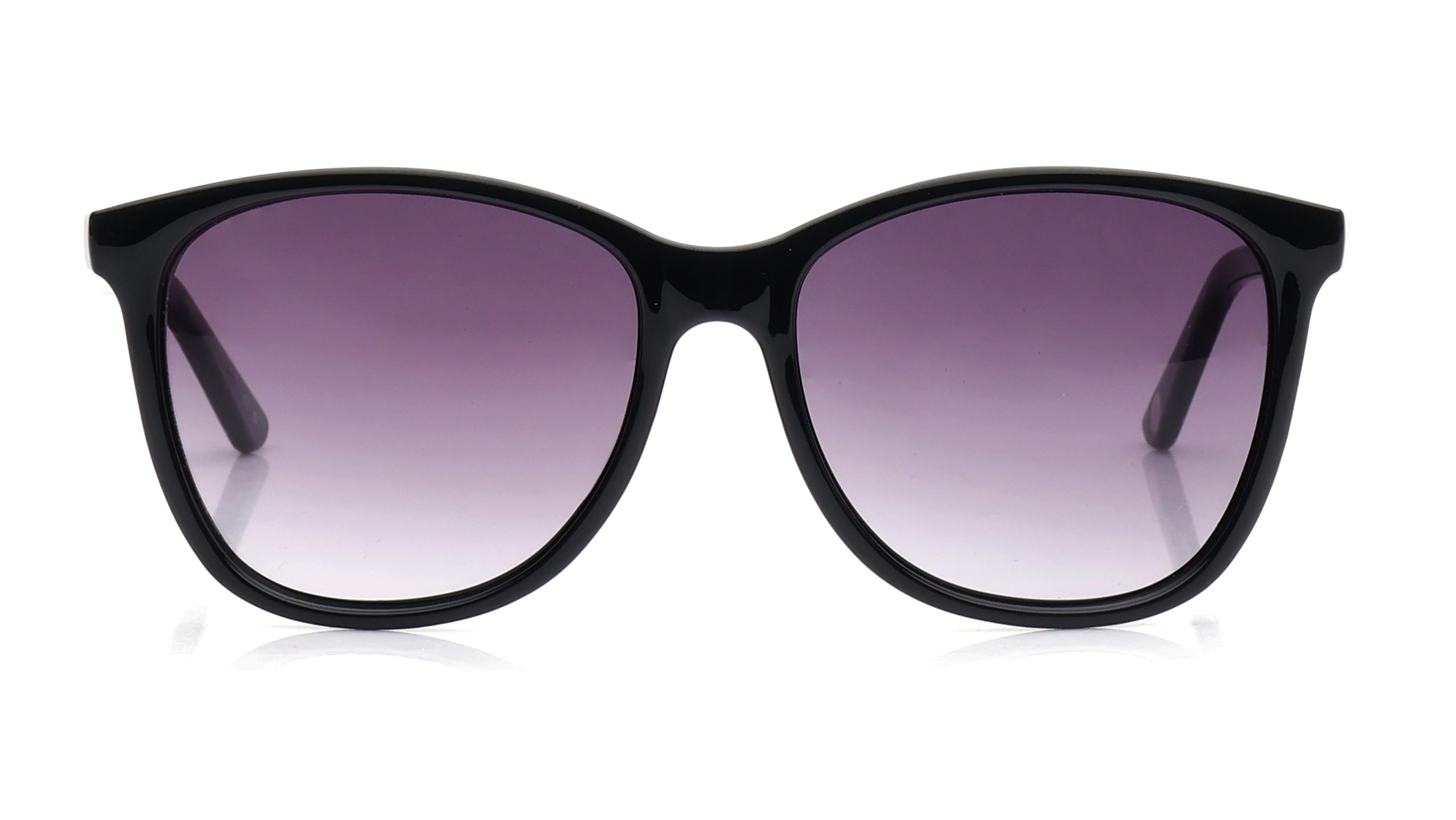 Image 1 of Black Round Sunglasses for Women from Ted Baker Available at Titan Eye+
