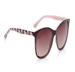 Image 2 of Pink Round Sunglasses for Women from Ted Baker Available at Titan Eye+
