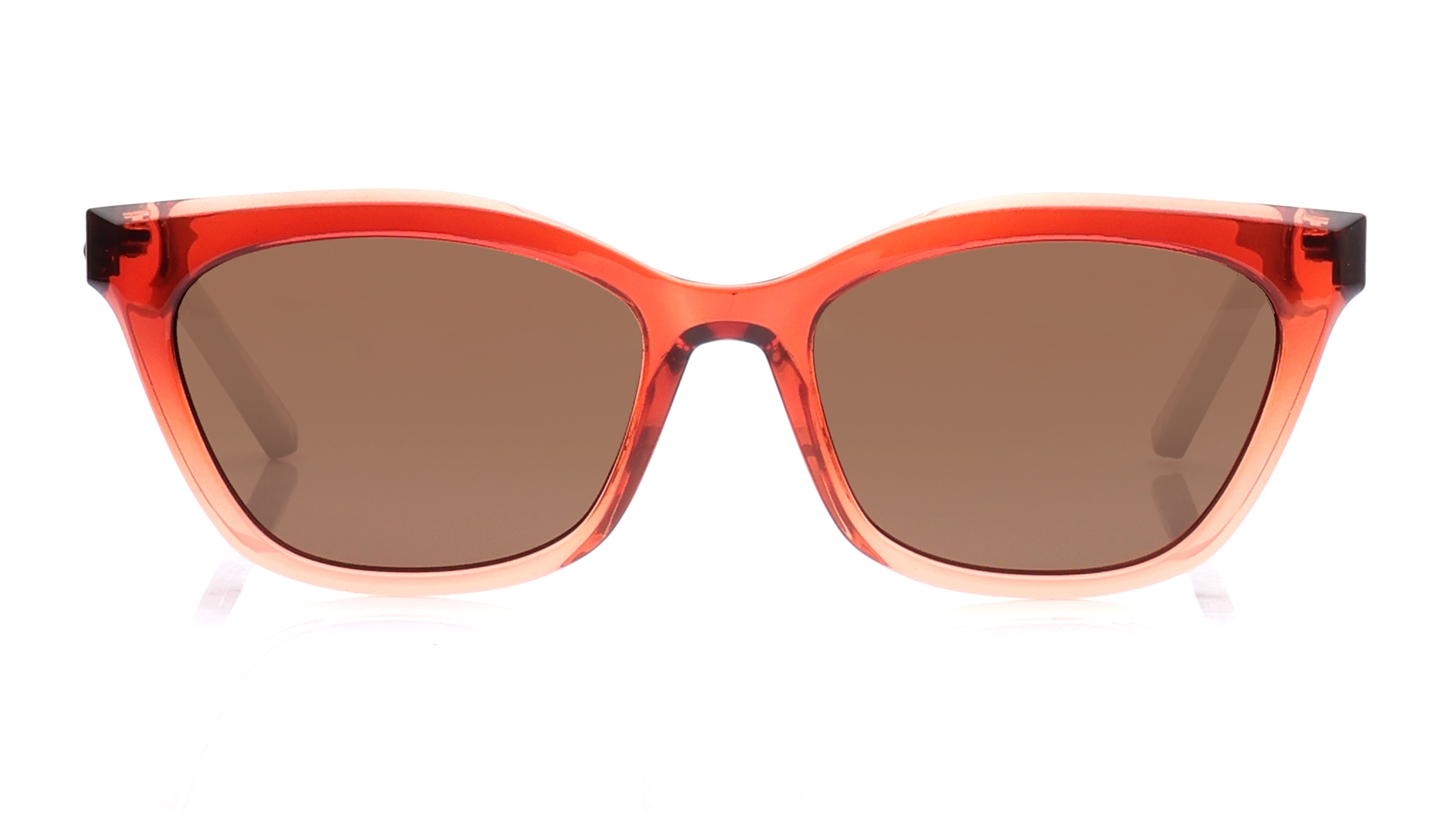 Image 1 of Brown Rectangle Sunglasses for Women from Ted Baker Available at Titan Eye+