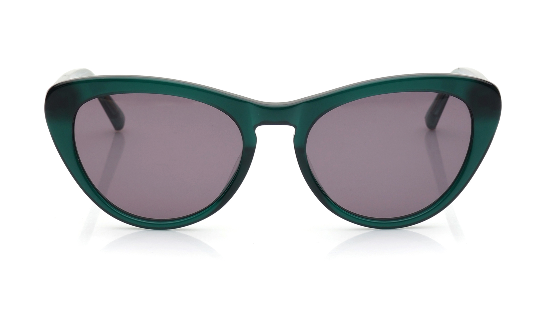 Image 1 of Green CatEye Sunglasses for Women from Ted Baker Available at Titan Eye+