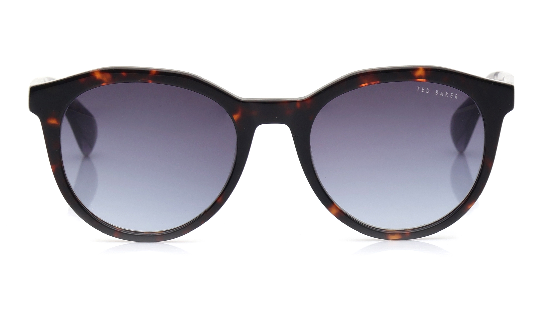 Image 1 of Blue Round Sunglasses for Men from Ted Baker Available at Titan Eye+