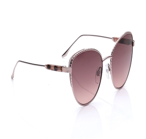 Image 2 of Brown CatEye Sunglasses for Women from Ted Baker Available at Titan Eye+