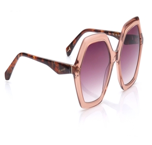 Image 2 of Brown Geometric Sunglasses for Women from Ted Baker Available at Titan Eye+