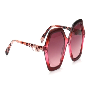 Image 2 of Brown Geometric Sunglasses for Women from Ted Baker Available at Titan Eye+