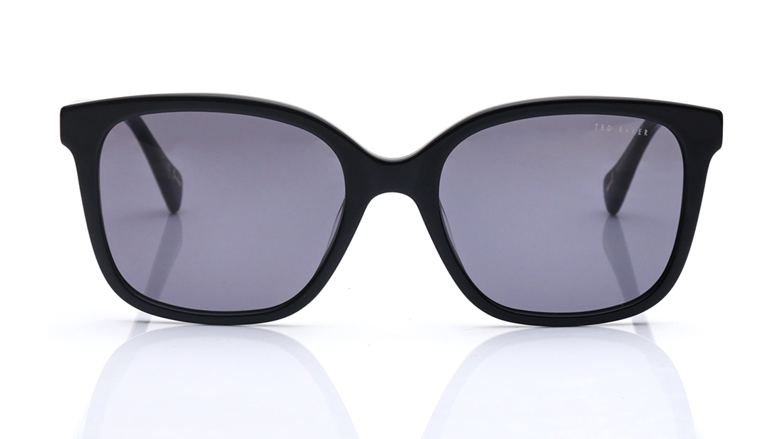 Image 1 of Grey Square Sunglasses for Women from Ted Baker Available at Titan Eye+