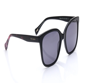 Image 2 of Grey Square Sunglasses for Women from Ted Baker Available at Titan Eye+