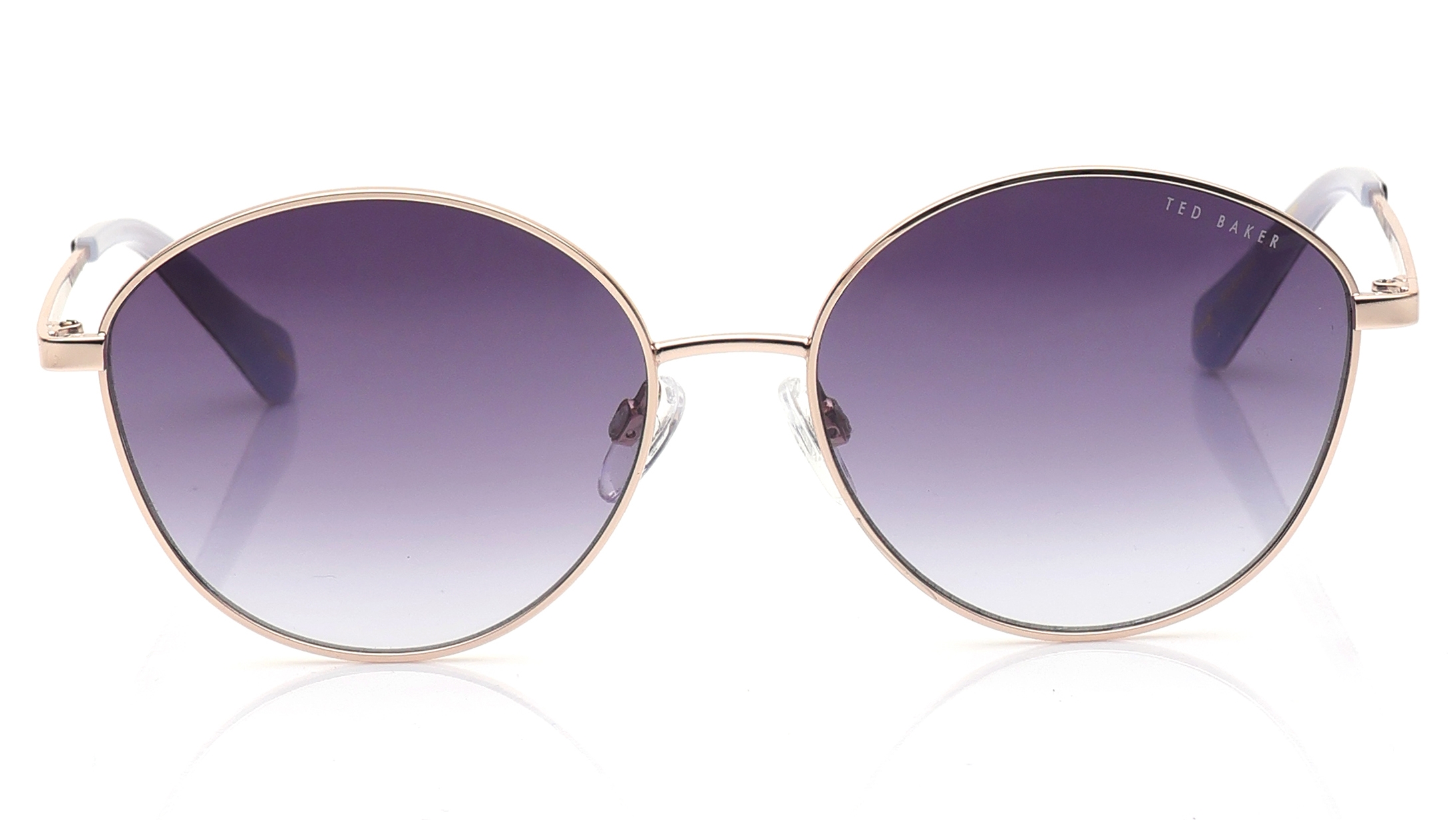 Image 1 of Grey CatEye Sunglasses for Women from Ted Baker Available at Titan Eye+