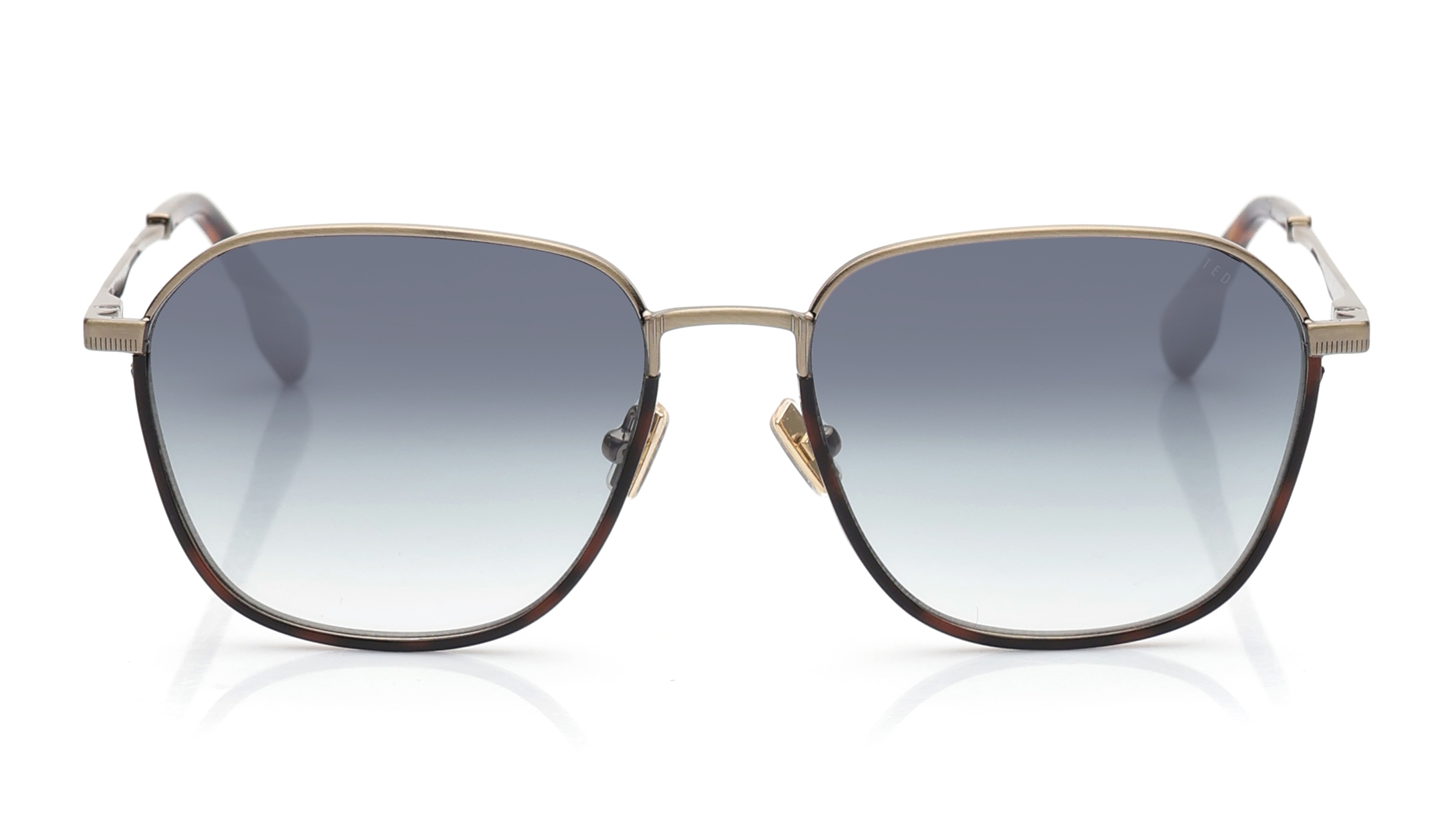 Image 1 of Green Square Sunglasses for Men from Ted Baker Available at Titan Eye+