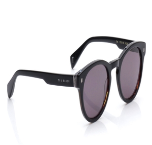 Image 2 of Grey Round Sunglasses for Men from Ted Baker Available at Titan Eye+