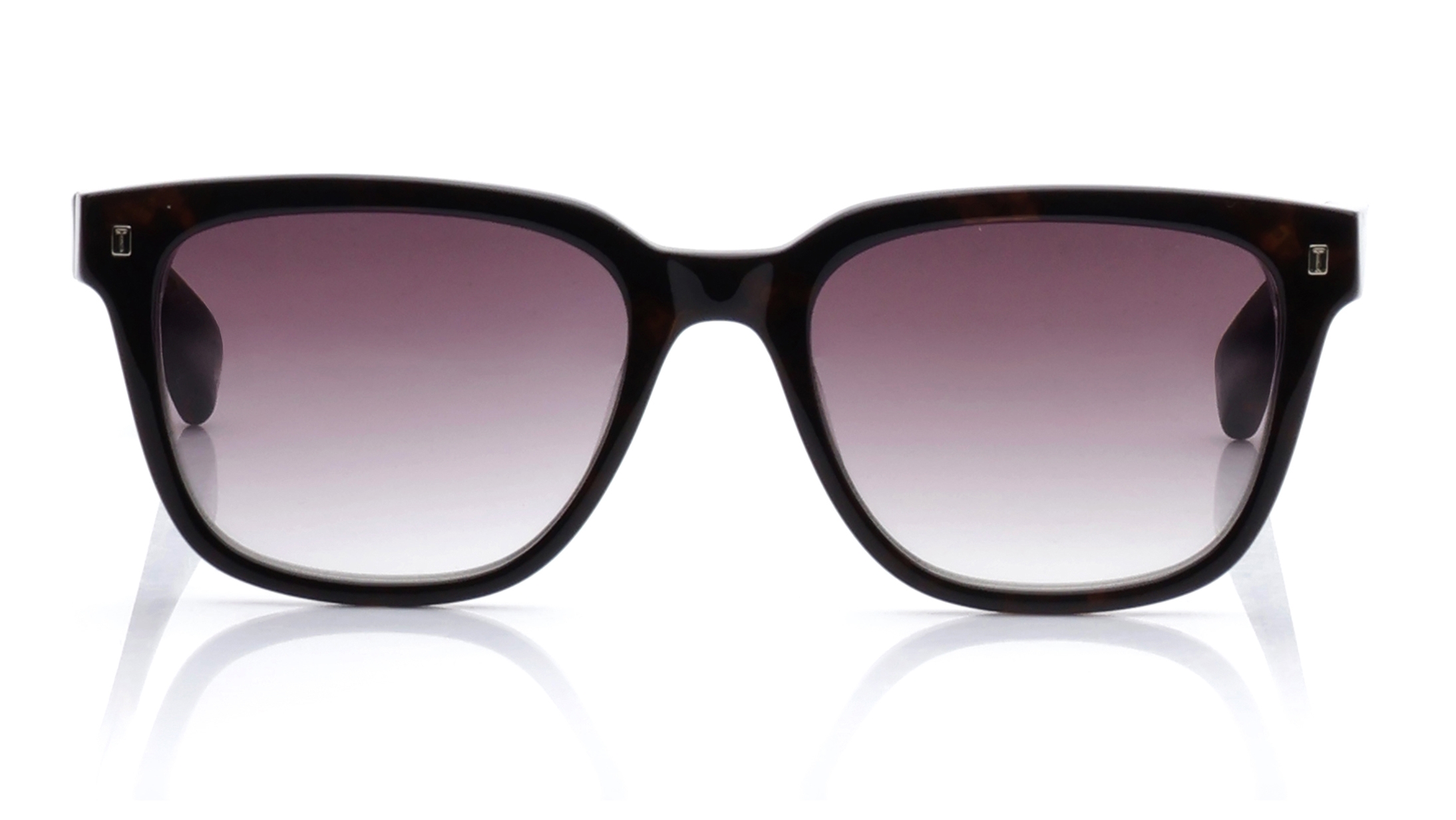 Image 1 of Brown Square Sunglasses for Men from Ted Baker Available at Titan Eye+