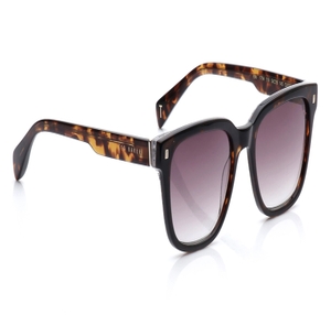 Image 2 of Brown Square Sunglasses for Men from Ted Baker Available at Titan Eye+
