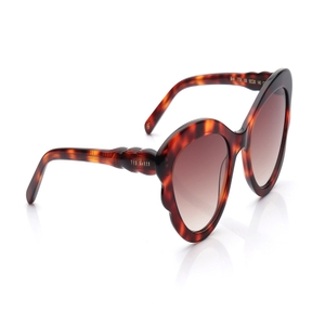 Image 2 of Brown CatEye Sunglasses for Women from Ted Baker Available at Titan Eye+