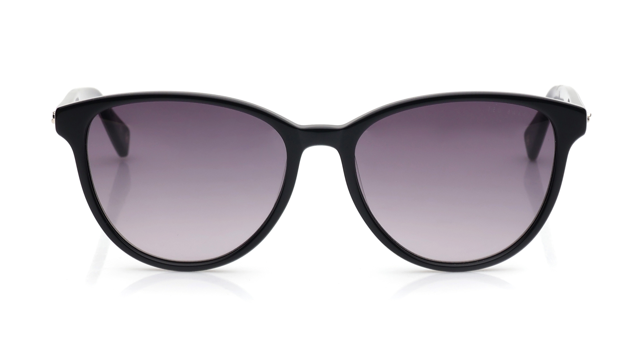 Image 1 of Grey Round Sunglasses for Women from Ted Baker Available at Titan Eye+