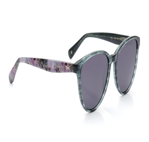 Image 2 of Grey Round Sunglasses for Women from Ted Baker Available at Titan Eye+