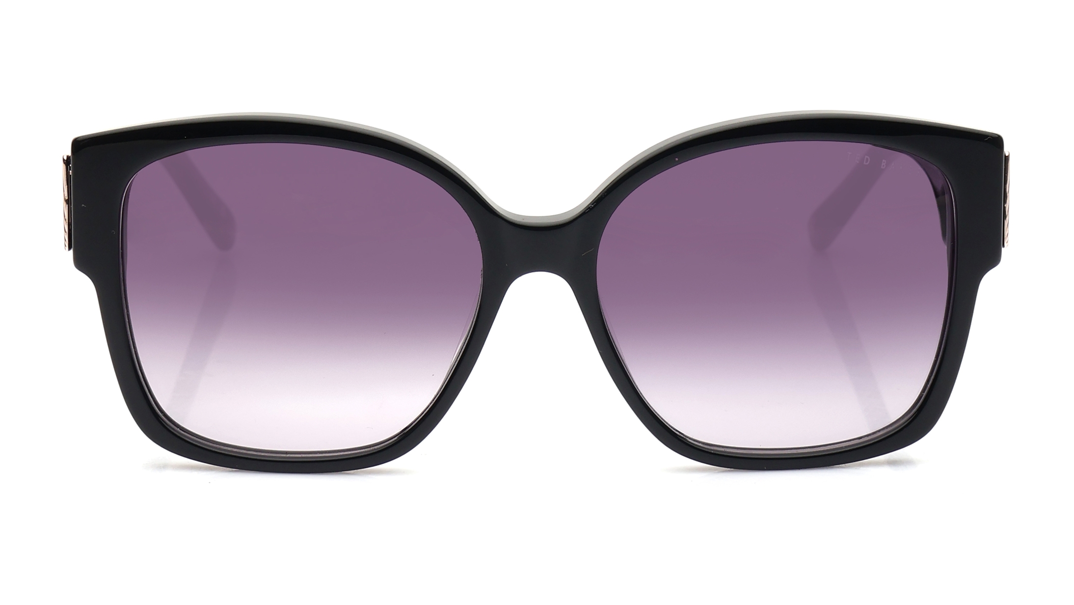 Image 1 of Grey Square Sunglasses for Women from Ted Baker Available at Titan Eye+