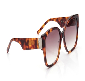 Image 2 of Brown Square Sunglasses for Women from Ted Baker Available at Titan Eye+