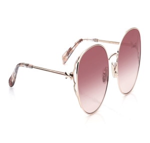 Image 2 of Red Round Sunglasses for Women from Ted Baker Available at Titan Eye+
