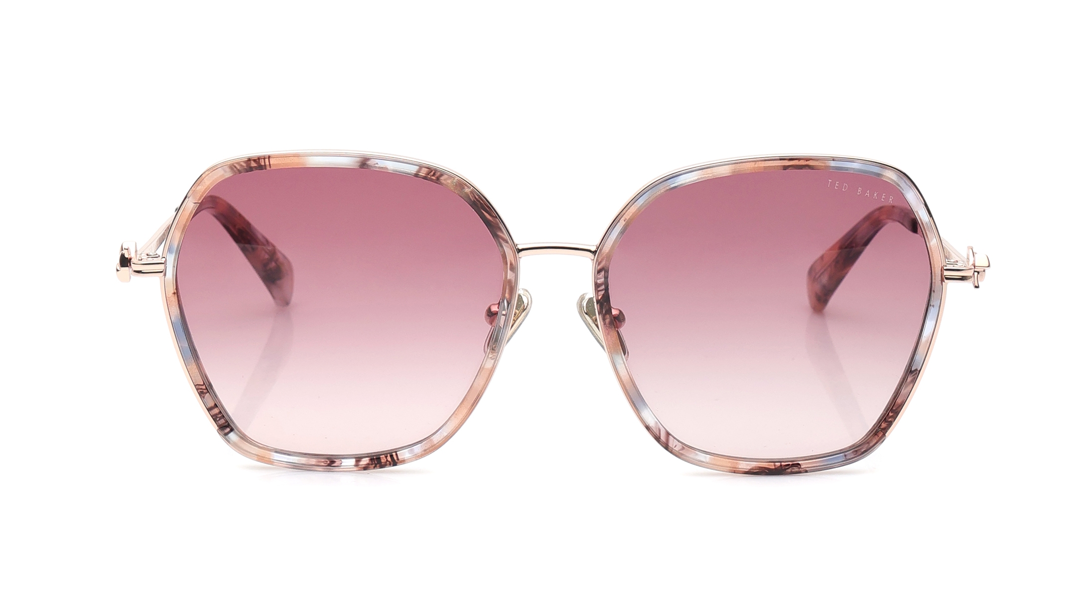 Image 1 of Red Square Sunglasses for Women from Ted Baker Available at Titan Eye+