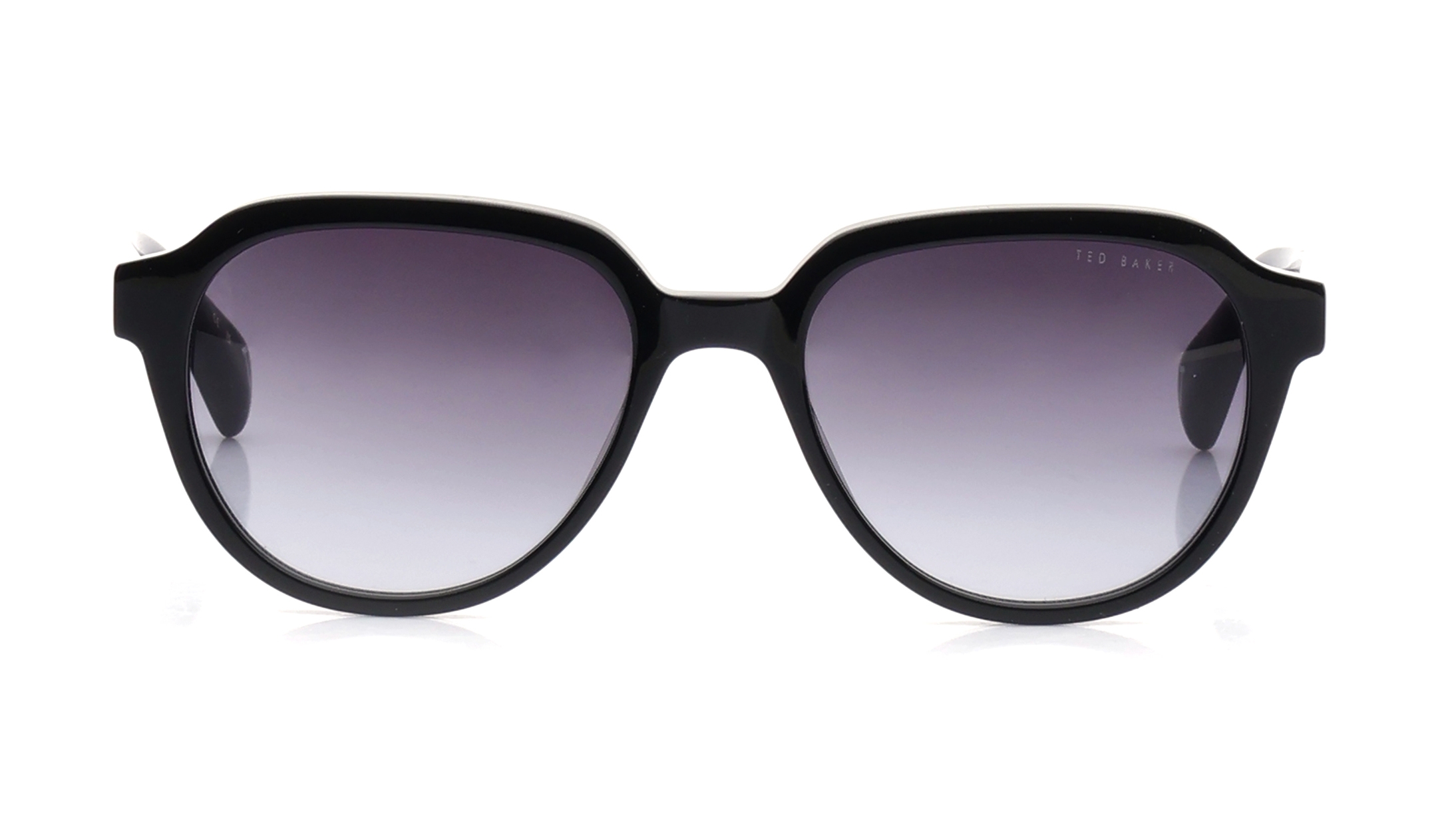 Image 1 of Grey Aviator Sunglasses for Men from Ted Baker Available at Titan Eye+