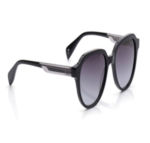 Image 2 of Grey Aviator Sunglasses for Men from Ted Baker Available at Titan Eye+