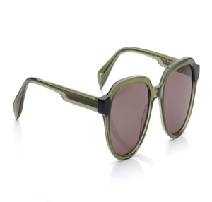 Image 2 of Green Aviator Sunglasses for Men from Ted Baker Available at Titan Eye+