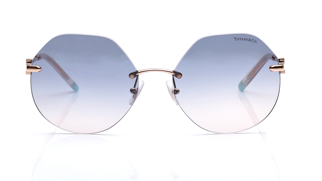 Image 1 of Metal Irregular Sunglasses for Men And Women from Tiffany & Co. Available at Titan Eye+