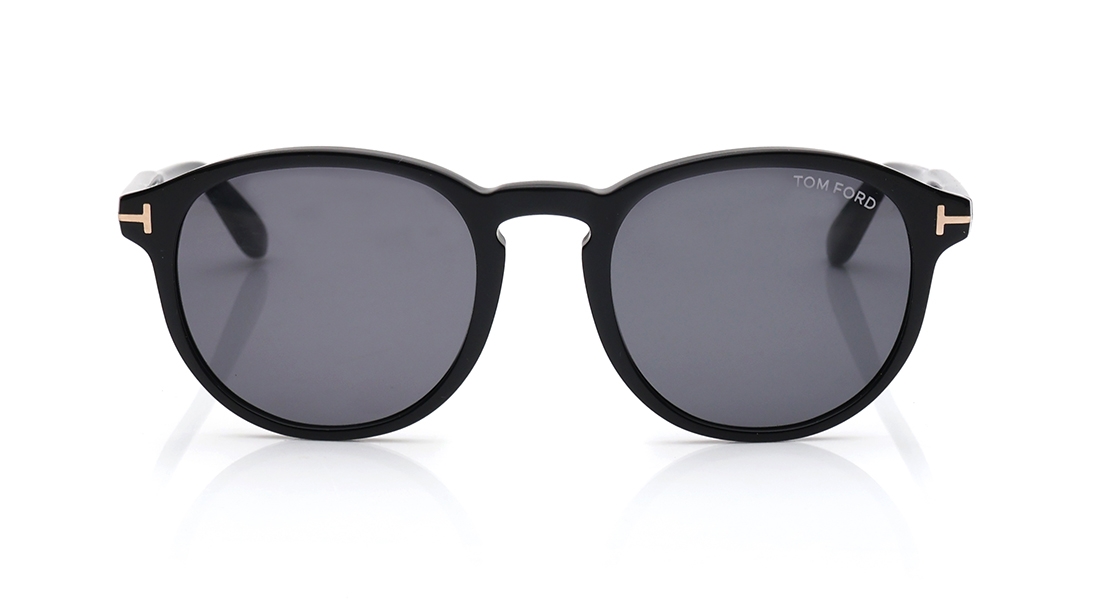 Image 1 of Grey Round Sunglasses for Men from Tom Ford Available at Titan Eye+