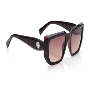 Image 2 of Brown Square Sunglasses for Men and Women from Tommy Hilfiger Available at Titan Eye+