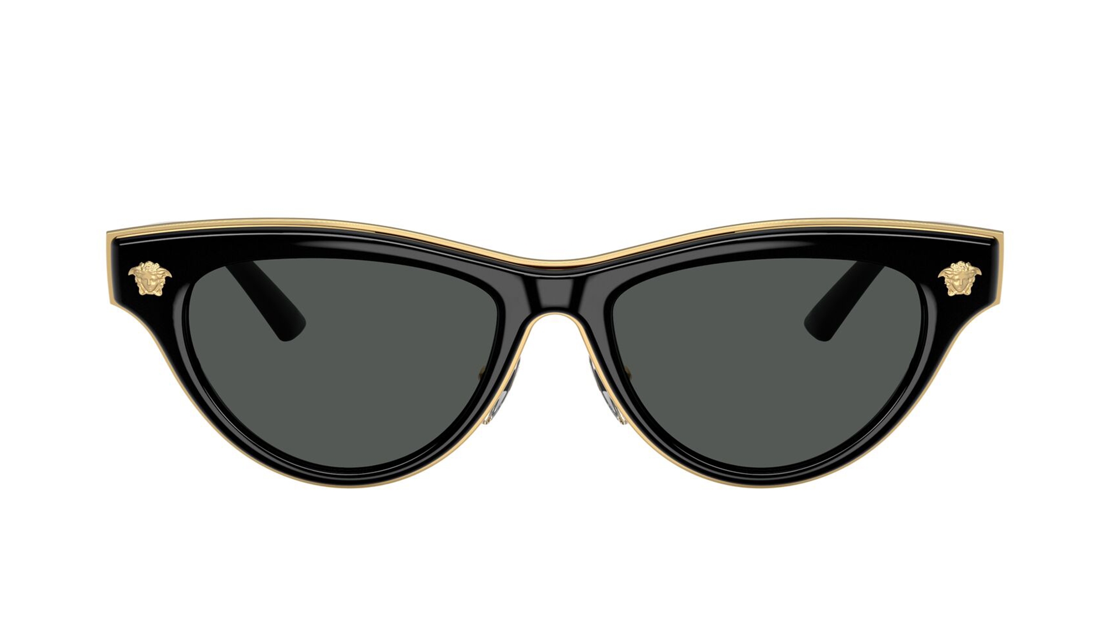 Image 1 of Grey CatEye Sunglasses for Women from Versace Available at Titan Eye+