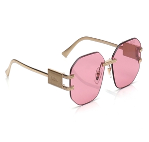 Image 2 of Pink Irregular Sunglasses for Women from Versace Available at Titan Eye+