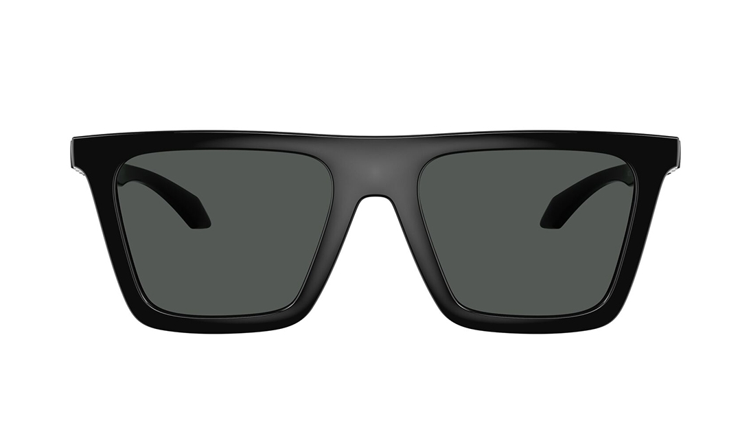 Image 1 of Grey Rectangle Sunglasses for Men from Versace Available at Titan Eye+