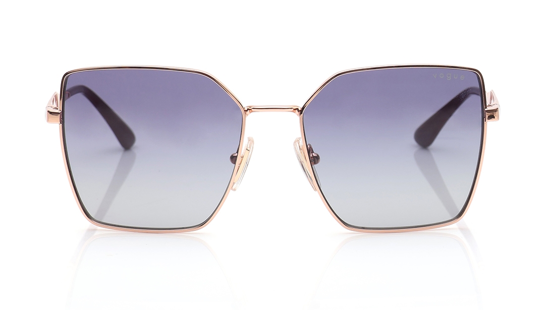 Image 1 of Blue Square Sunglasses for Women from Vogue Eyewear Available at Titan Eye+