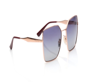 Image 2 of Blue Square Sunglasses for Women from Vogue Eyewear Available at Titan Eye+