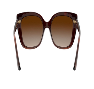 Image 2 of Brown Square Sunglasses for Women from Vogue Eyewear Available at Titan Eye+