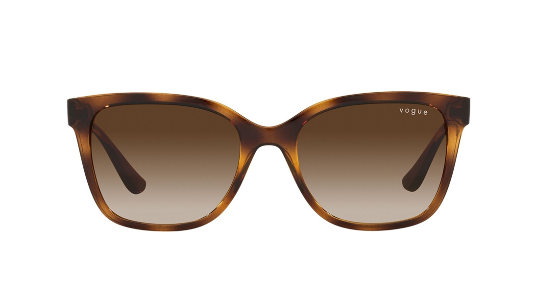 Image 1 of Brown Square Sunglasses for Women from Vogue Eyewear Available at Titan Eye+