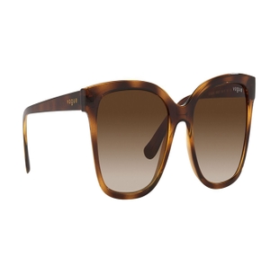 Image 2 of Brown Square Sunglasses for Women from Vogue Eyewear Available at Titan Eye+