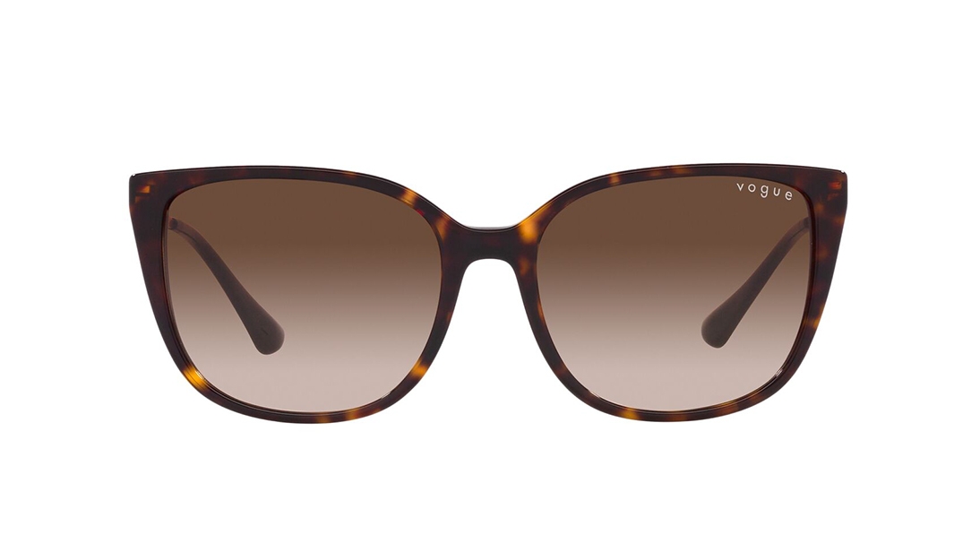Image 1 of Brown Square Sunglasses for Women from Vogue Eyewear Available at Titan Eye+